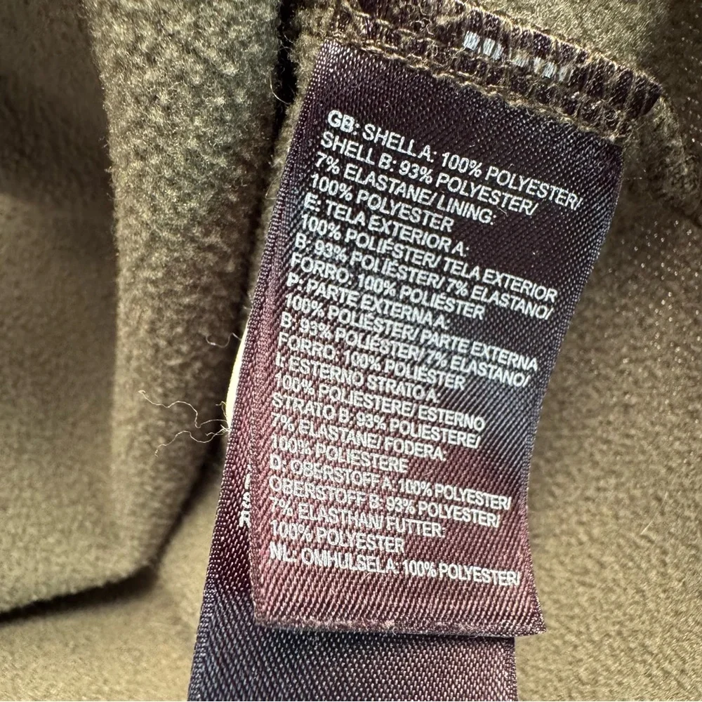 The North Face Jacket Canyonlands Green 1/2 Zip Pocket Fleece Size Medium‎
